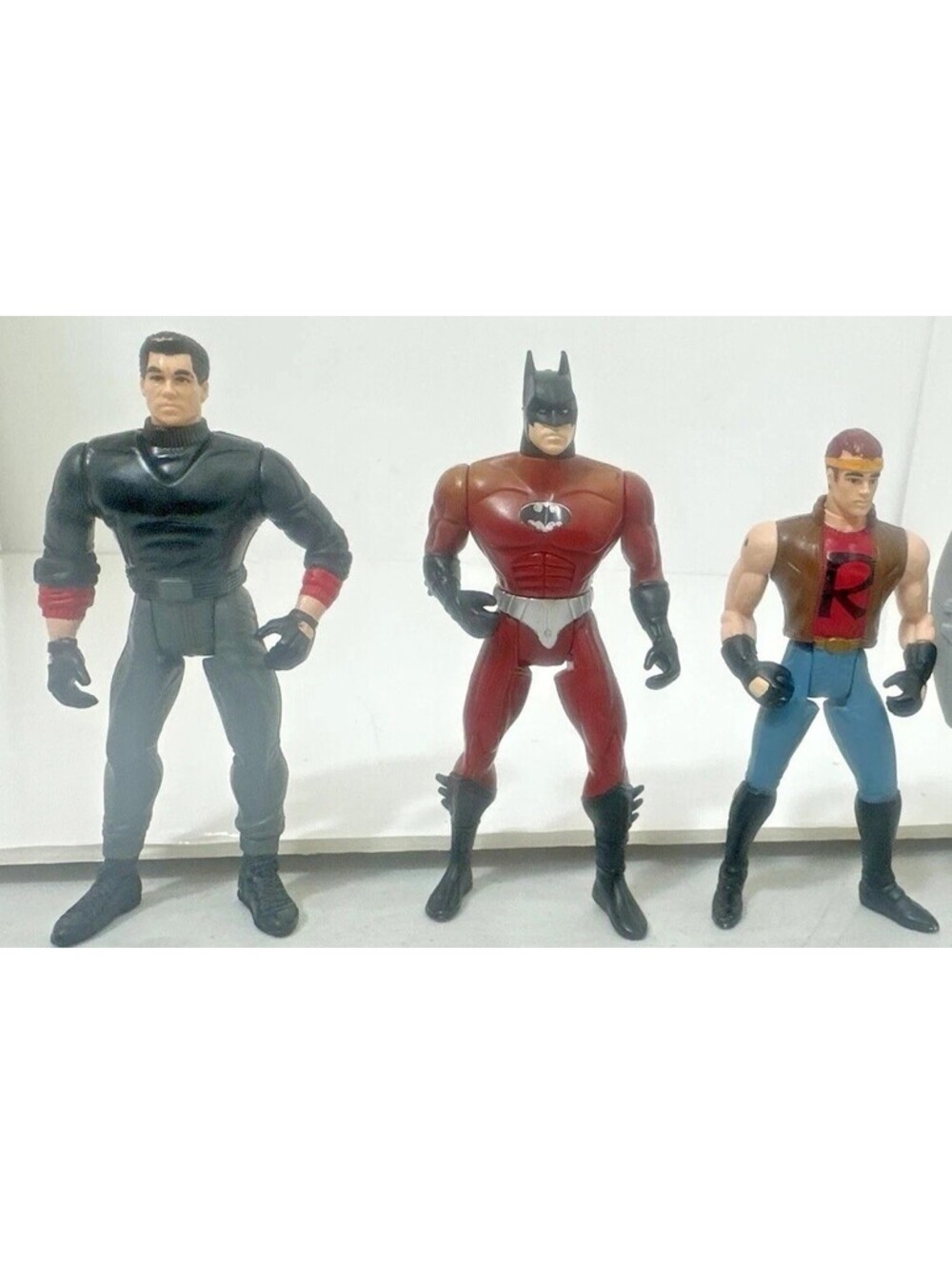 Vintage 1995 Kenner Batman Forever Action Figure Lot Bruce Wayne Robin Loose 90s